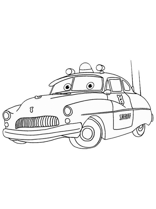 Sheriff (Cars) Ausmalbild