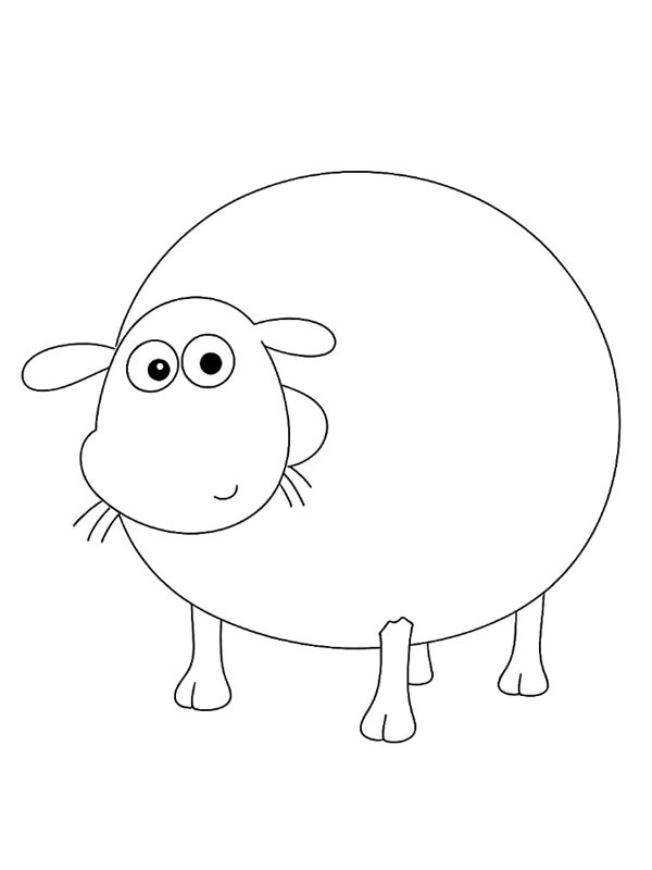 Shirley (Shaun das Schaf) Ausmalbild Shirley (Shaun das Schaf) Ausmalbild