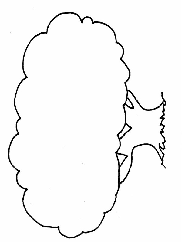 Einfacher Baum Ausmalbild Einfacher Baum Ausmalbild
