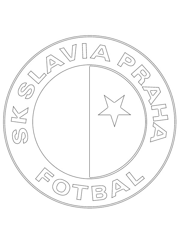 Slavia Prag Ausmalbild