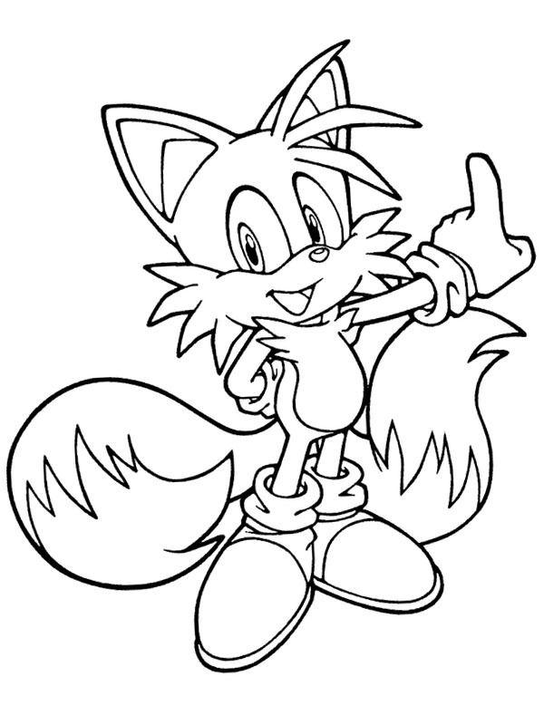 Sonic der Igel Ausmalbild Sonic der Igel Ausmalbild