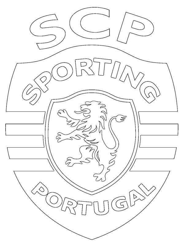 Sporting Lissabon Ausmalbild
