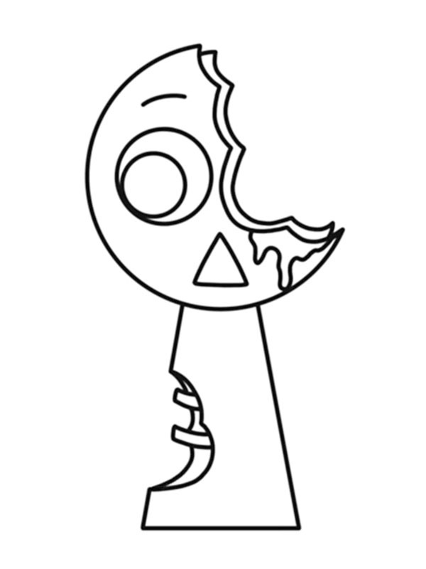 Sprunki Brud Phase 2 Ausmalbild Sprunki Brud Phase 2 Ausmalbild