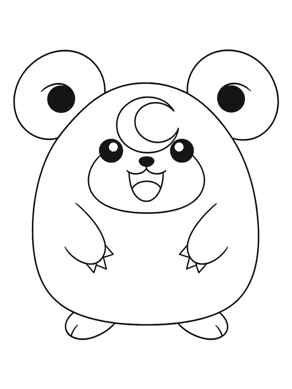 Squishmallows Pokémon Ausmalbild Squishmallows Pokémon Ausmalbild