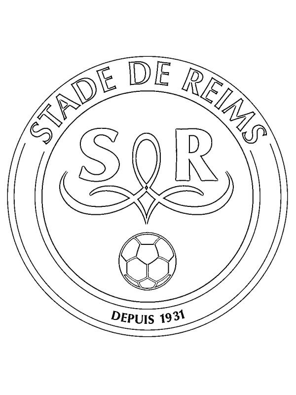 Stade Reims Ausmalbild