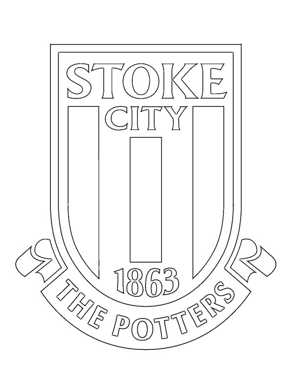 Stoke City Ausmalbild