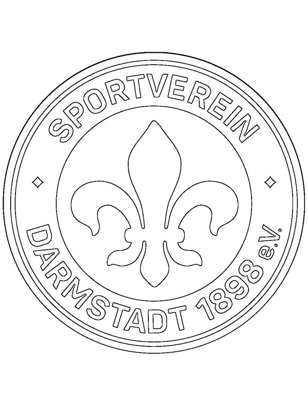 SV Darmstadt 98 Ausmalbild