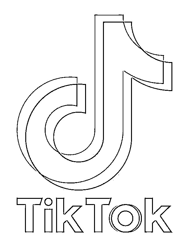 √ Tiktok Symbol - Tik Tok Glanzendes 3d Rendering Symbol Isoliert Im 3d