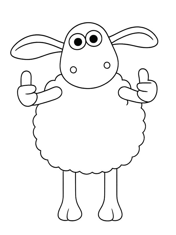 Timmy (Shaun das Schaf) Ausmalbild Timmy (Shaun das Schaf) Ausmalbild