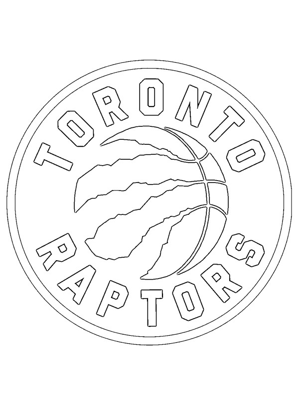 Toronto Raptors Ausmalbild