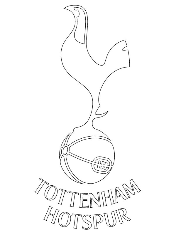 Tottenham Hotspur Ausmalbild