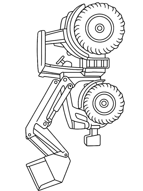 Traktor mit frontlader Ausmalbild Traktor mit frontlader Ausmalbild