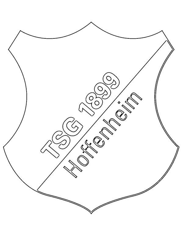 TSG 1899 Hoffenheim Ausmalbild