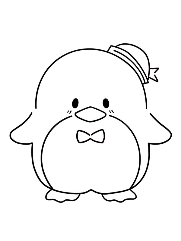 Tuxedo Sam Ausmalbild