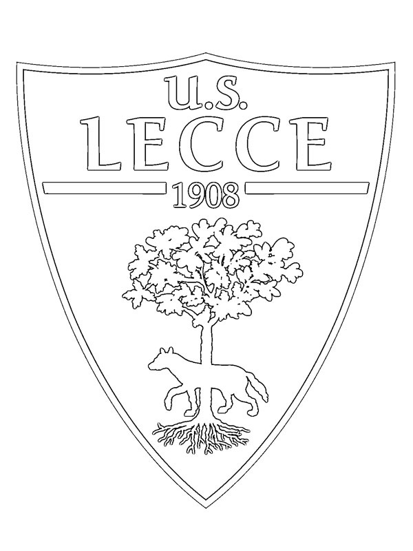 US Lecce Ausmalbild