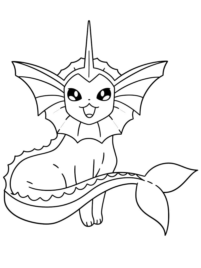 Aquana (Pokémon) Ausmalbild Aquana (Pokémon) Ausmalbild