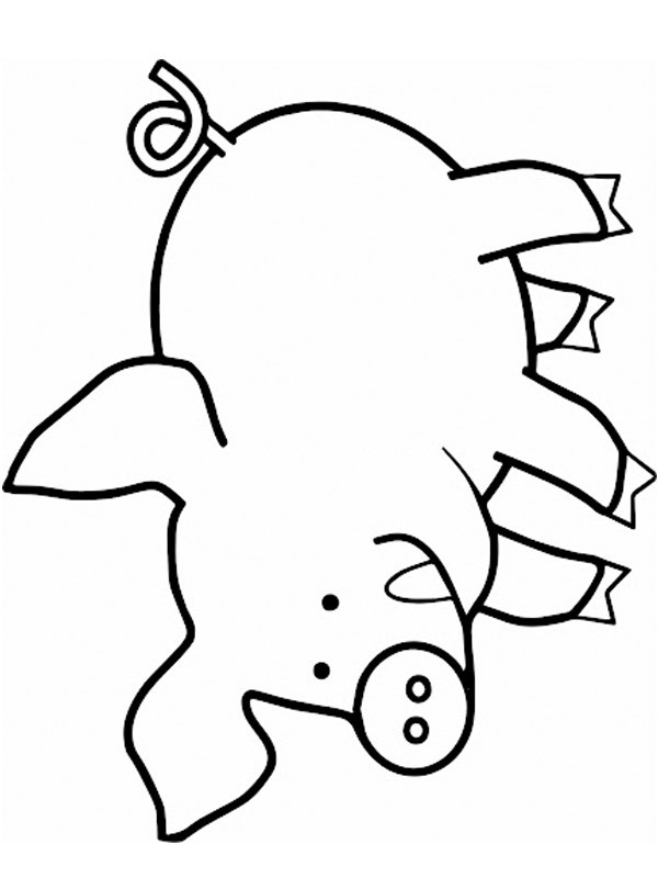 Schwein Ausmalbild