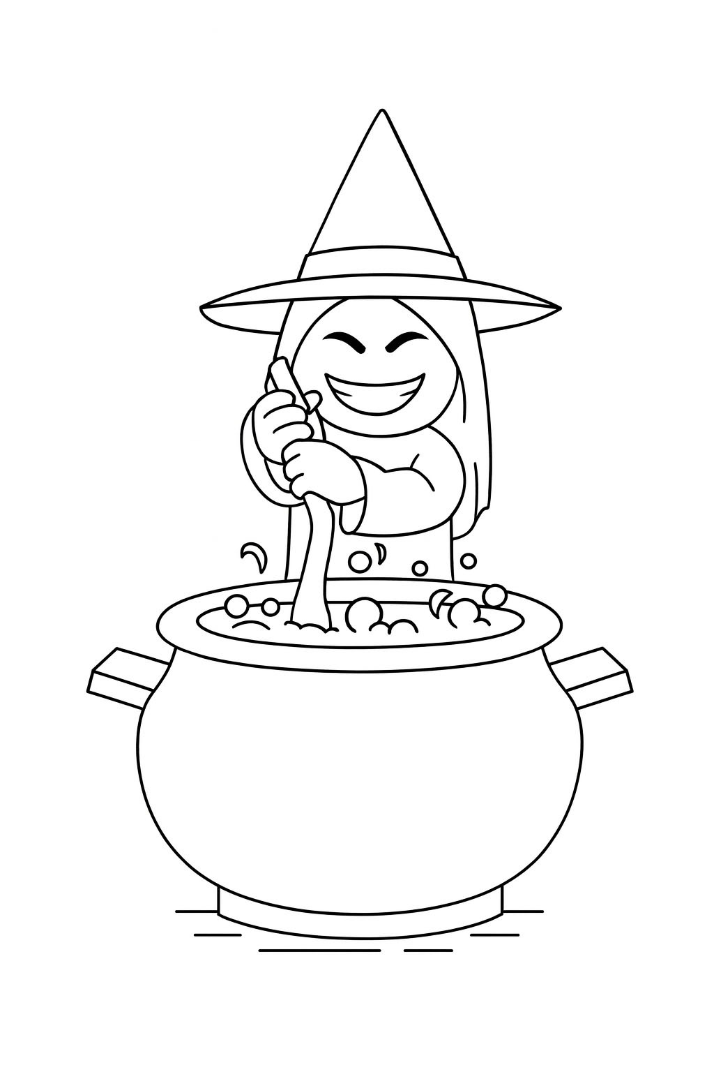 Witch Fuse (Steal a Brainrot) Ausmalbild Witch Fuse (Steal a Brainrot) Ausmalbild