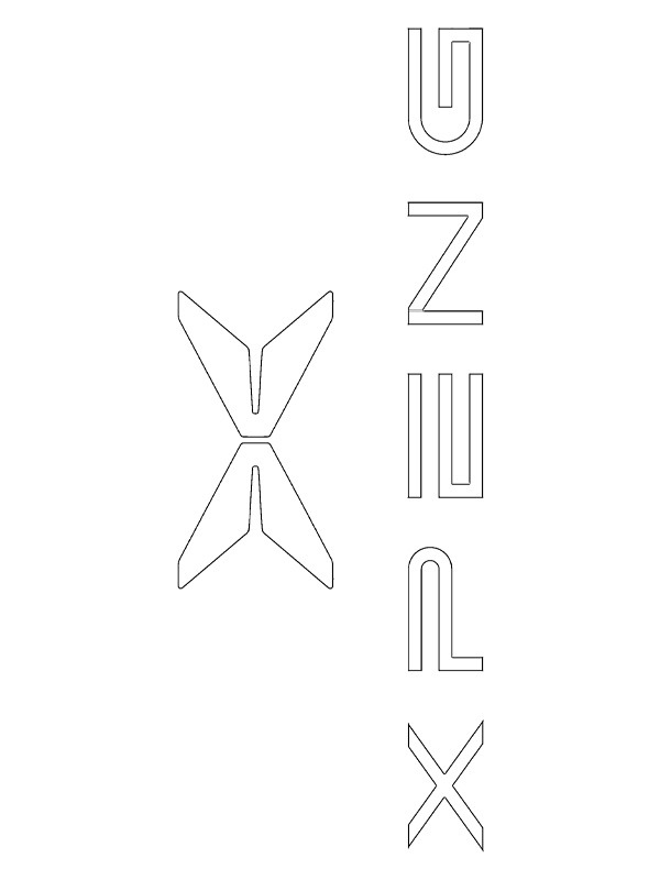Xpeng logo Ausmalbild Xpeng logo Ausmalbild