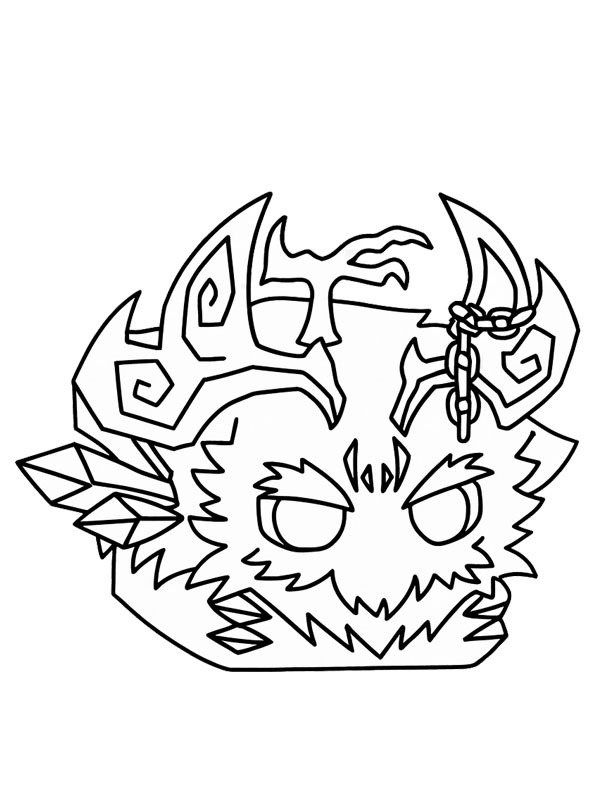 Yeti (Blox Fruits) Ausmalbild Yeti (Blox Fruits) Ausmalbild