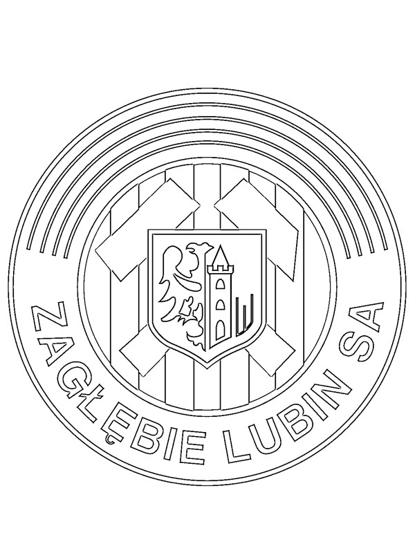 Zagłębie Lubin Ausmalbild Zagłębie Lubin Ausmalbild