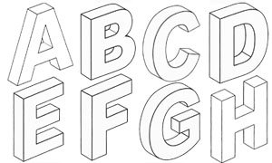 3D-Alphabet