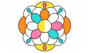 Einfaches Mandala